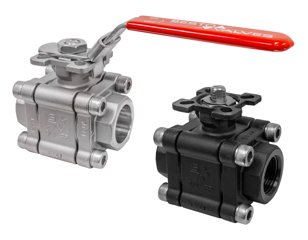 M Series Piece Ball Valves Sesto Valves